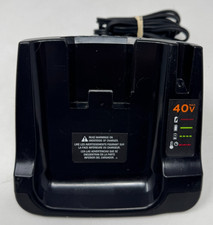 Black & Decker LCS40 Type 1 Lithium Ion Fast Battery Charger Dock TESTED WORKS