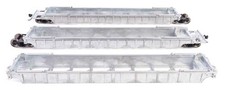 Walthers HO Scale NSC Articulated 3-Unit 53' Well Car Undecorated 910-55800