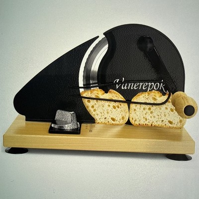 vanerepok Upgrade Manual Bread Slicer for Homemade Sourdough Large, Obsidian
