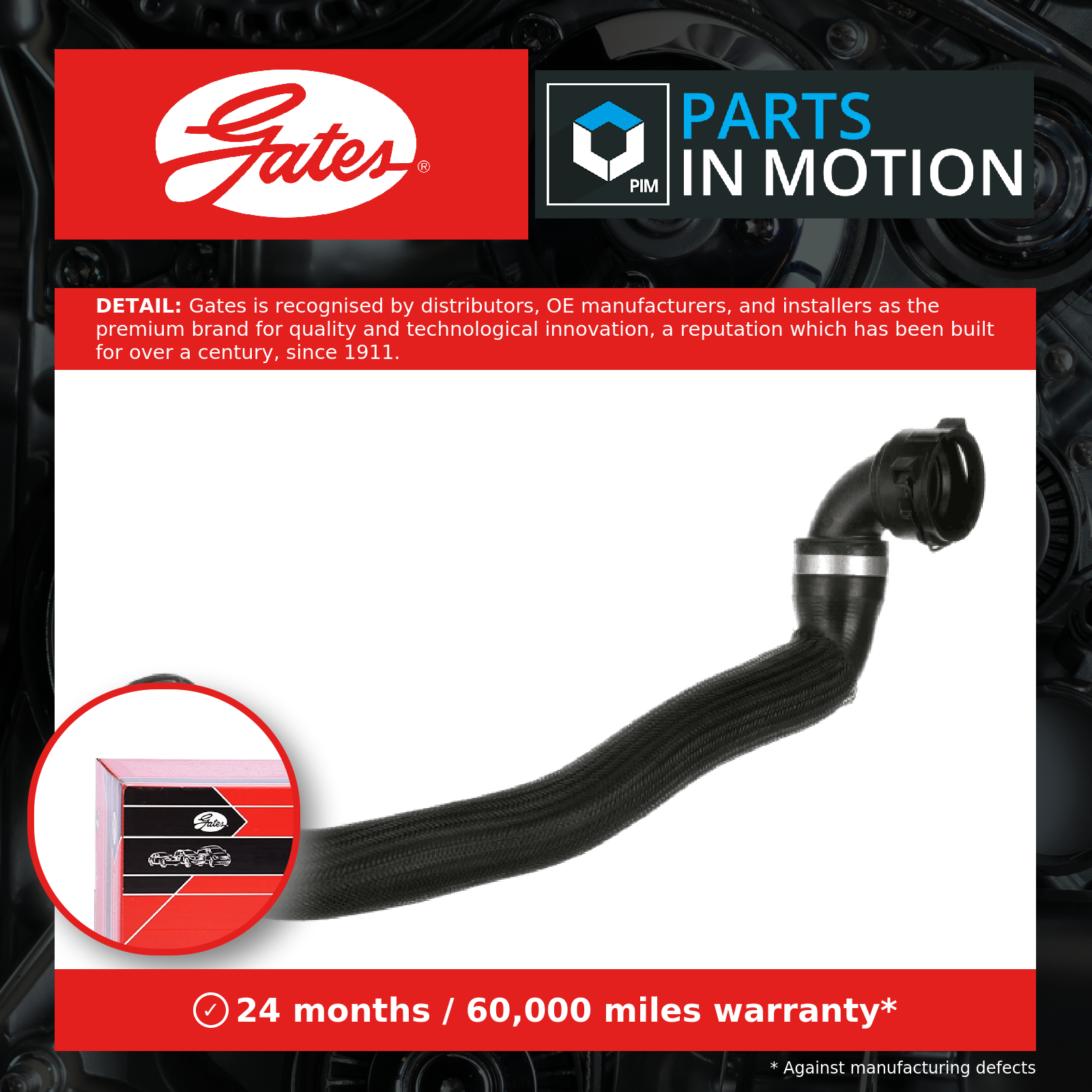 RADIATOR HOSE 05-4616 FOR VOLVO V60 XC60/II/SUV S60 D4204T14/4204T4 2.0L 4cyl - Image 5