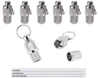 ID Pets, Barrel Tube Tag with Name, Address, Number, Anti-Lost Dog Cat ID Tags