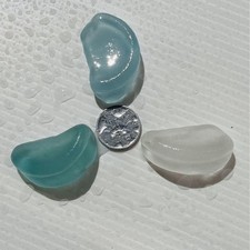 Rare Japanese Sea Glass Naturally Weathered Bottom Bottle