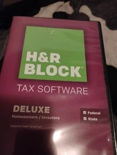 H&R Block Tax Software Deluxe and State 2019 for PC, Mac - 133660819