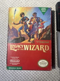 Legacy of the Wizard Nintendo NES w/ Original Box And Inserts - No Manual