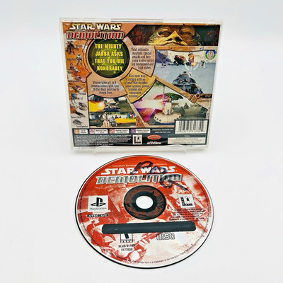 Star Wars: Demolition (Sony PlayStation 1 PS1) Game Disc w Case No Manual Tested