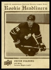 2009-10 Upper Deck Rookie Headliners Viktor Stalberg Toronto Maple Leafs #RH17
