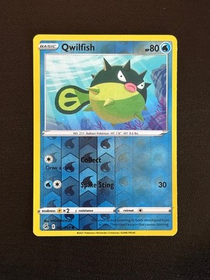 Qwilfish 060/264 Common Fusion Strike Pokemon Reverse Holo Lightly Played