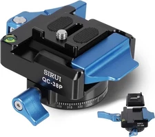 SIRUI 38mm Square Quick Release Plate with 360° Rotating Panoramic Head