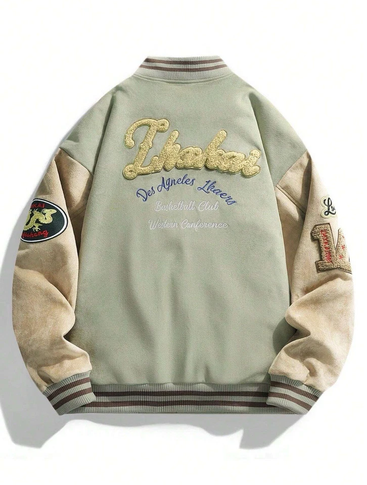 Vintage Baseball Bomber Jacket - Image 2 of 2