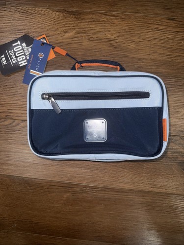 Neu mit Etikett Stitch Golf limitierte Auflage zweifarbig Dopp Kit Kulturbeutel Make-up Reisetasche