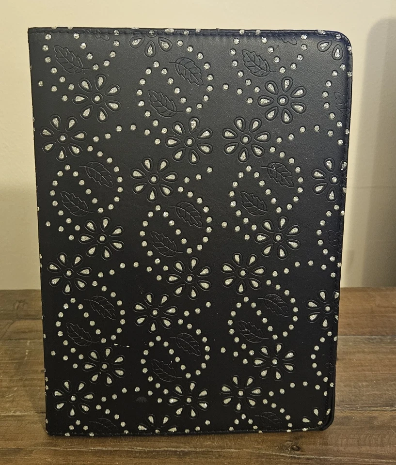 Black Bling Diamond 360 Degree Rotating Case with Stand for iPad Air 2 / iPad 6 - Image 2 of 4