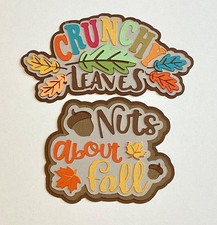 Die Cuts Autumn for Album Cards Craft Scrapbook Embellishment   FREE SHIPPING