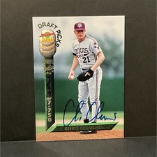 Signature Rookies 1994 Draft Picks Chris Clemons #31 Texas A&M Autographed Rook…