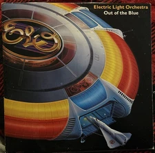 Electric Light Orchestra - Out Of The Blue Vinyl Double LP 1978 W/ Poster