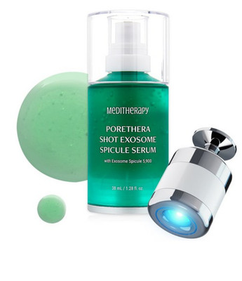 Meditherapy Porethera Shot Exosome Spocule Serum 38ml + EMS Facial Device