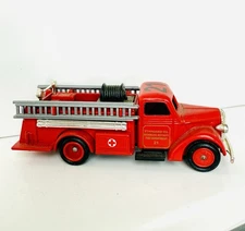 LLEDO DAYS GONE BY STANDARD OIL CHEVRON 1936 Ladder Pump Truck 4” Toy 21
