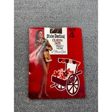 Vintage Dixie Darling Pantyhose 755 Beige 1972 Deadstock Queen Size Extra Wide
