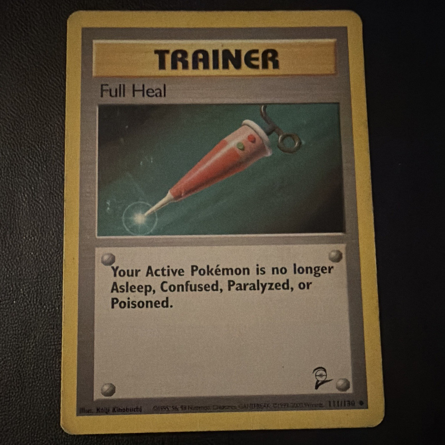 Full Heal 111/130 Base Set 2 Regular Uncommon English Pokemon TCG Keiji