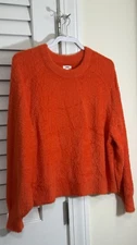 Aerie Women’s Fuzzy Cozy Sweater Orange Size S (New Without Tags)