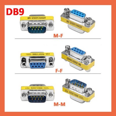 Gender Changer Adapter Kupplung Sub D-Stecker 9 pol. D-Sub Female Male RS232 DB9