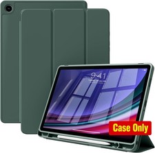 Slim Lightweight Trifold Stand Case for Samsung Galaxy Tab A9 8.7 Inch 2023, Dar