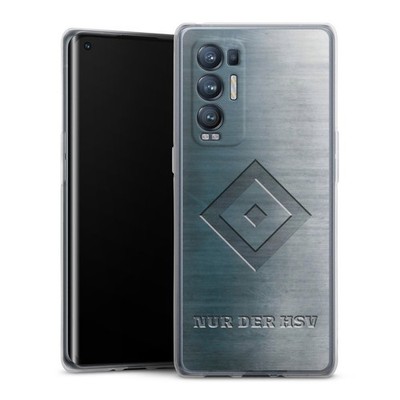 Handyhülle für Oppo Find X3 Neo HSV Hamburger SV Metallic Look
