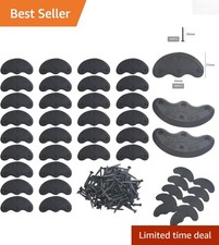 30pcs Heel Taps - Flexible  Non-Slip Rubber Pads for Comfortable Wear