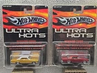 Hot Wheels 2005 Ultra Hots Two Car Set 65 Pontiac GTO Redline Tires Real Riders