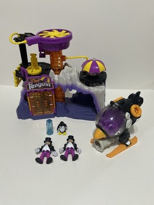Imaginext DC Super Friends Penguins Lair And Penguin Copper Play Sets Mattel