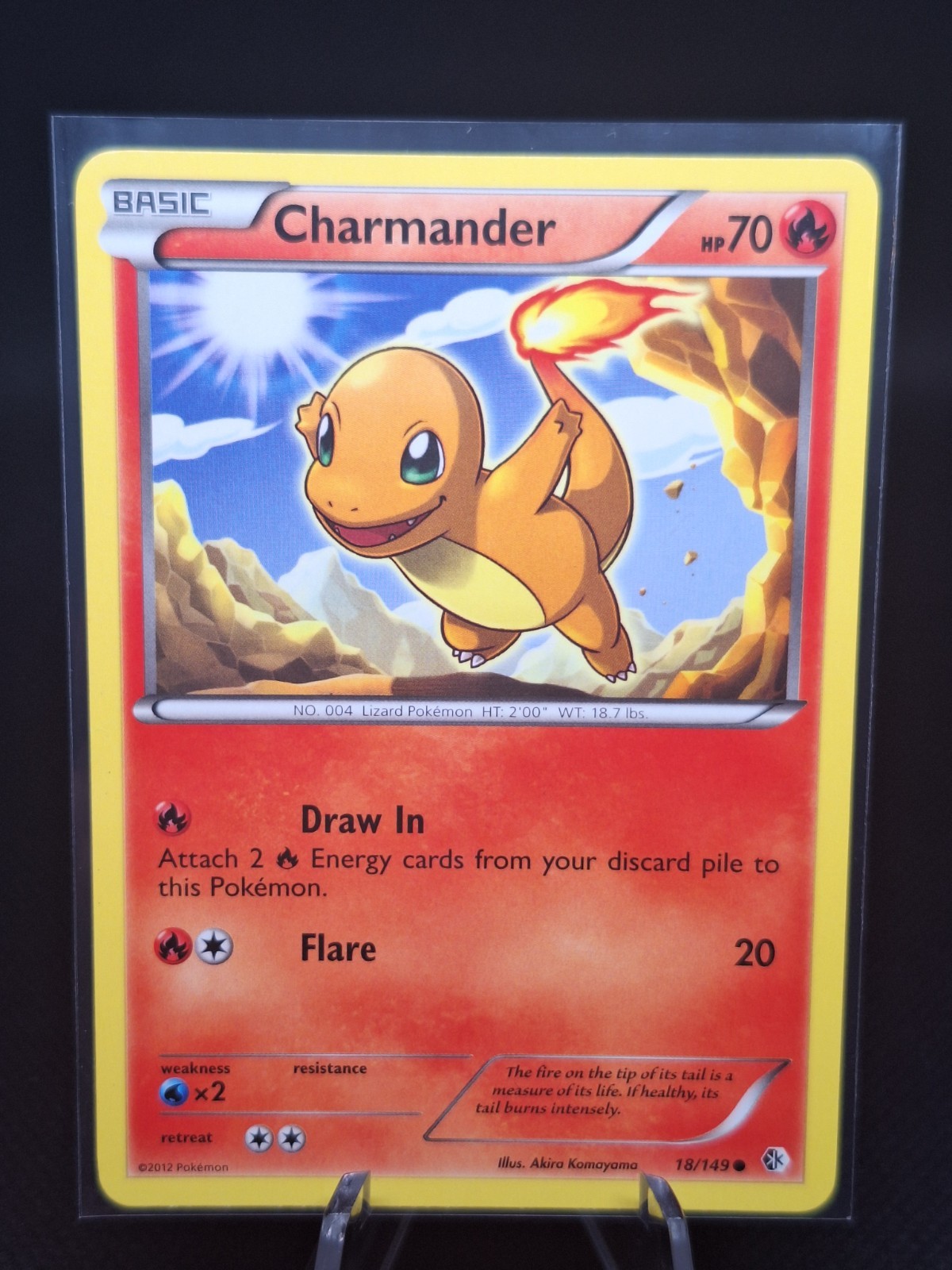 Pokémon Charmander Boundaries Crossed 18/149 Common Basic HP70 English
