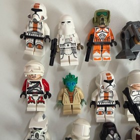 Lego Star Wars Minifigure Parts Lot Clone Troopers Droids 75035 75001 9497 7913