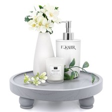 Modern Wooden Risers for Display: Farmhouse Pedestal Stand for Home, Kitchen ...