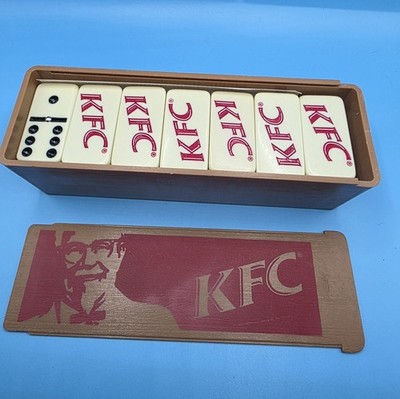 KFC Kentucky Fried Chicken Dominoes Set New Rare Opened but never used