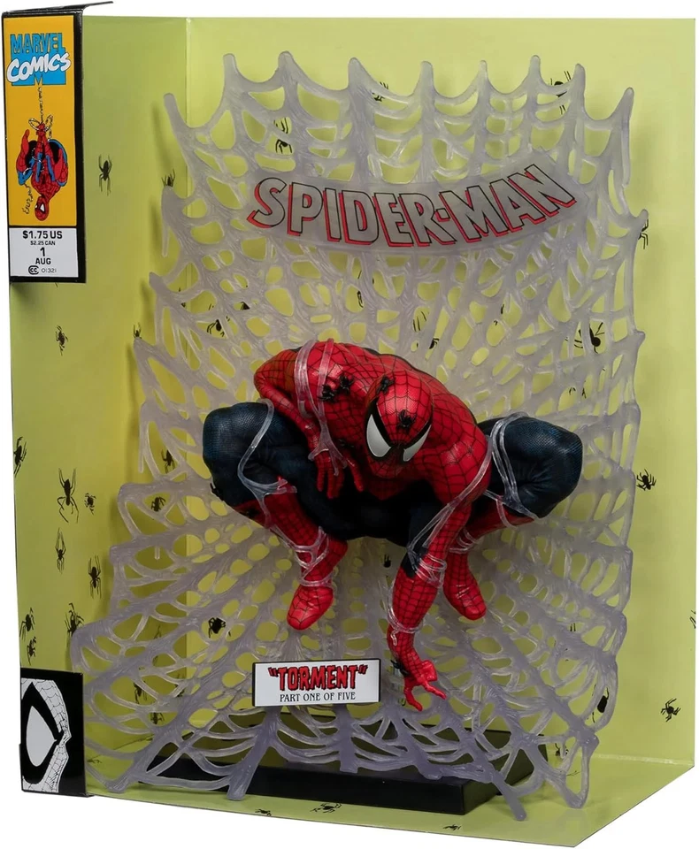 Marvel Spider-Man: 1:6th Scale Collectible - w/ Comic Book Spider-Man #1 - Image 4 of 4