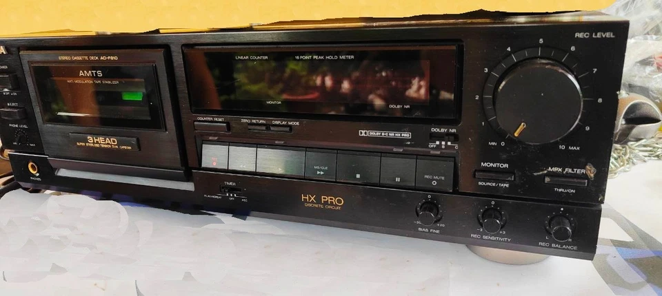 Registratore AIWA tape deck cassette piastra - Immagine 2 di 3