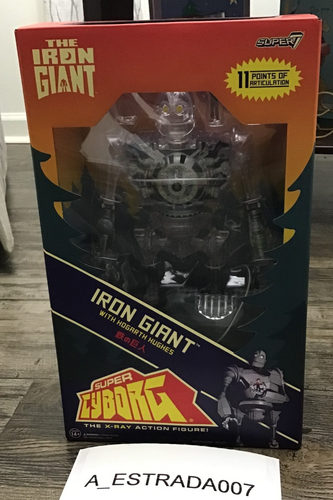 Super7 The Iron Giant Super Cyborg - The Iron Giant Clear Actionfigur Deadstock - Bild 2 von 13