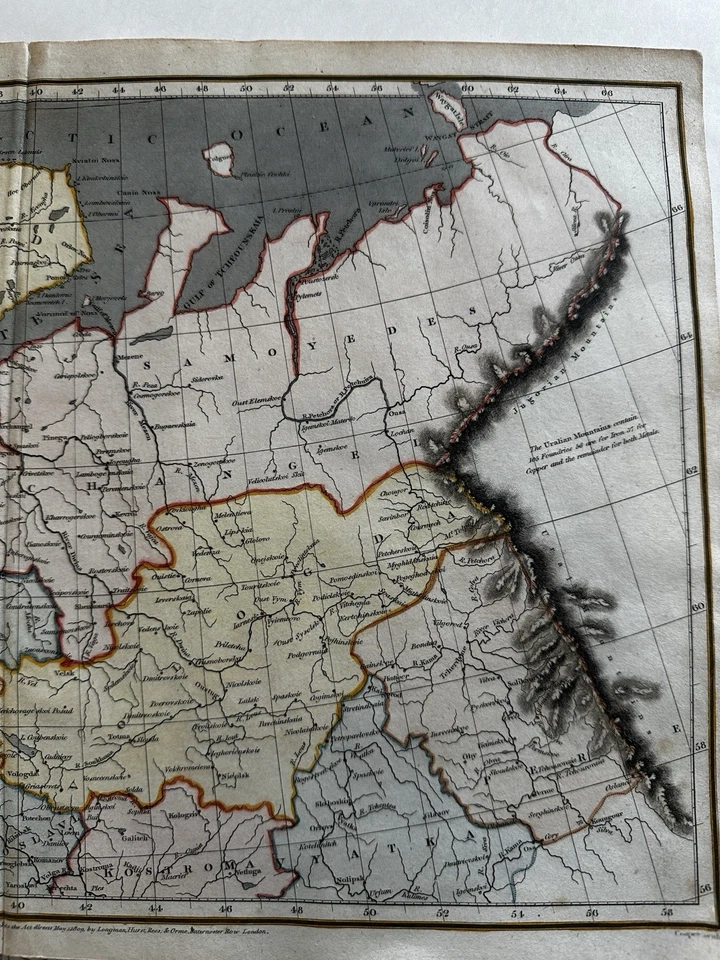 Rusia en Europa dos hojas 1809 Arrowsmith mano coloreado mapa par Riga Mar Negro Foto 4 de 4