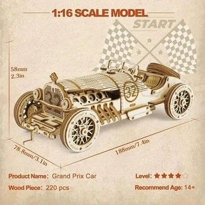 3D Wooden Puzzle Airship Model Kit