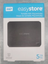WD Easystore 5TB External USB 3.0 Portable Hard Drive - Factory Sealed