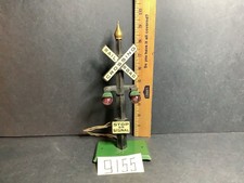 AMERICAN FLYER PREWAR O/STANDARD GAUGE #2206 HIGHWAY FLASHING RR CROSSING -WORKS