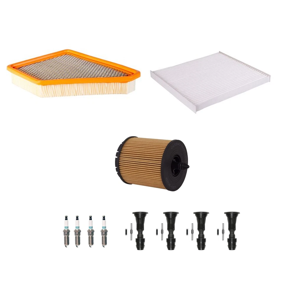 Kit de afinación Denso 4 bujías y botas Kit para Chevrolet Equinox GMC Terrain L4 Foto 2 de 2