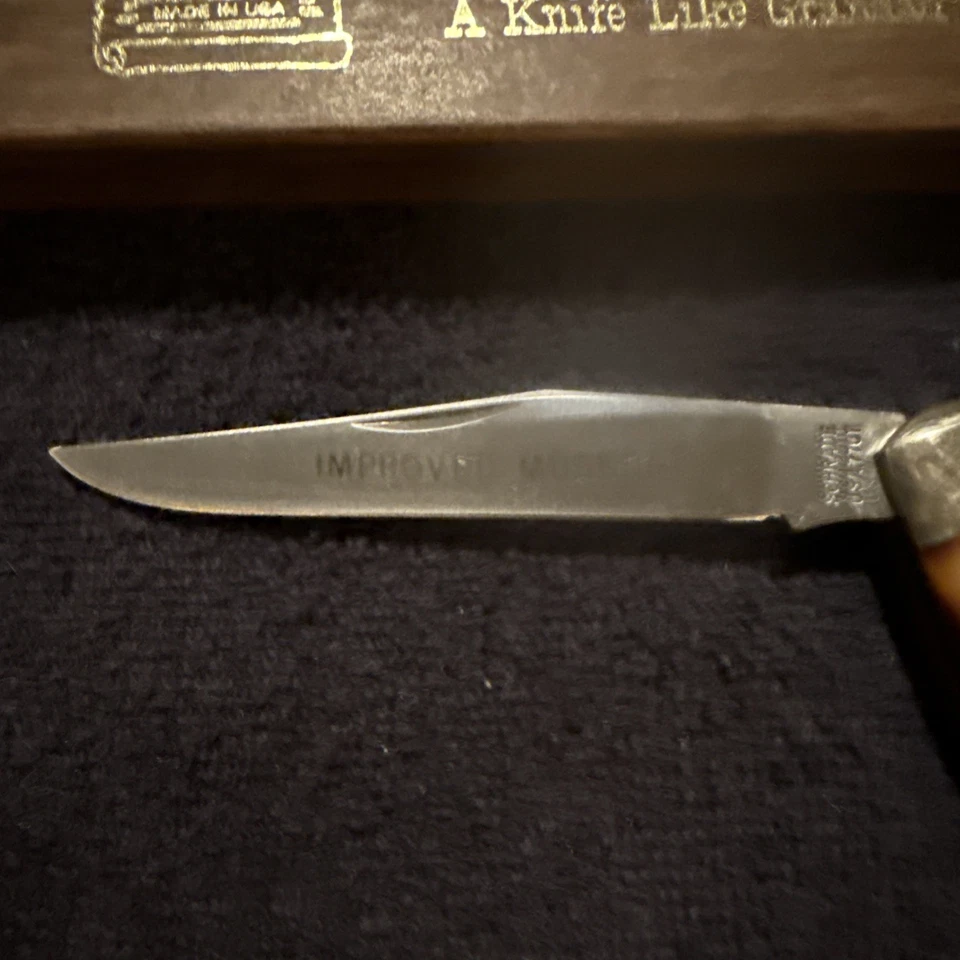 SCHRADE 770T VINTAGE AÑOS 70 LA RATA ALMIZCLERA MEJORADA ANTIGUA CON CAJA ORIGINAL! Foto 4 de 4