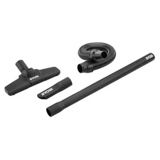 Jobsite Vacuum Accessory Kit with (2) Extension Wand, Crevice Tool and Floorhead