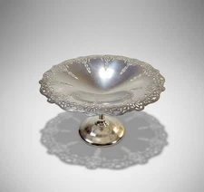 Vintage ARRAS Pattern Benedict Plate 2509 Silver Plate Compote