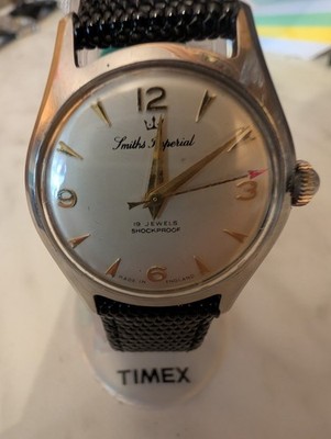 Smith Imperial Herrenuhr Stahlgehäuse 19j