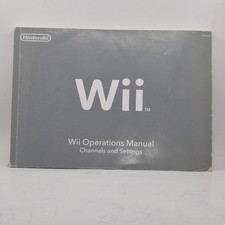 Genuine Nintendo Wii Operations Manual - 238 Pages