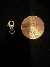 Real 14K Yellow Gold Lobster Clasp 8.17x4.5mm Solid Jewelry Finding 0.37g