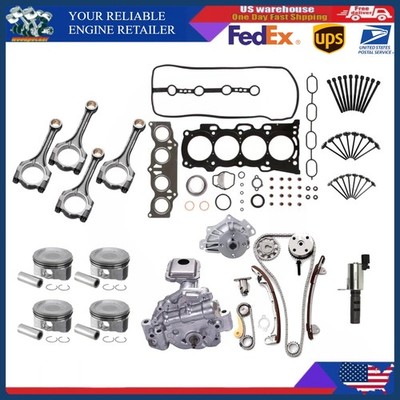 2AZ-FE Engine Rebuild Kit Piston Timing Kit For Toyota Scion tC xB 2.4L 2001-10