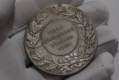 π§ π«π· FRANCE BRONZE MEDAL c.1880 By Andre Massoulle & A. Bertrand ATELIER 47mm - Picture 6 of 8