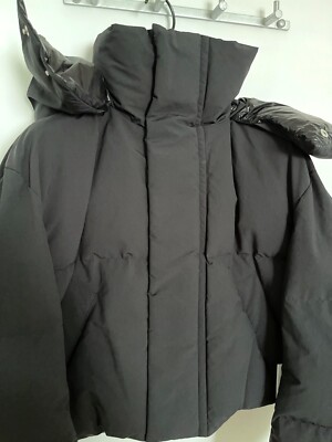 BNWT SACAI FALL 2023 DSM BLACK MATTE TAFFETA PADDED BLOUSON